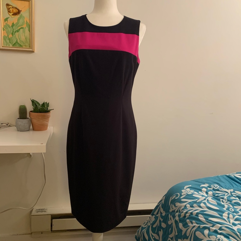 Calvin Klein knee length sleeveless dress